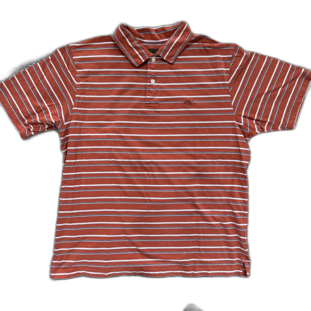 VINTAGE Timberland polo shirt men’s large orange 2005